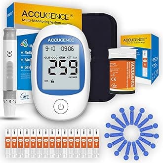 Blood Glucose Test Kit With 25 Uric Acid Strips
