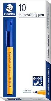 STAEDTLER 309-3 Handwriting Pen In Box Of 10 - Blue