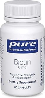 Biotin 8 mg - Hypoallergenic B Vitamin Supplement - 60 Capsules