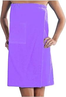 BY LORA Spa Bath Wrap for Women for Shower, Make up Swimming Pool Beach, Spa, Lavender, Lavender, S/M Size