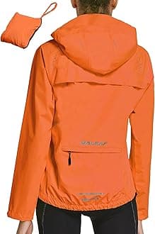 baleaf Waterproof Jackets Women Cycling Jacket Womens Lightweight Outdoor Rain Coats Packable Running Windproof Walking