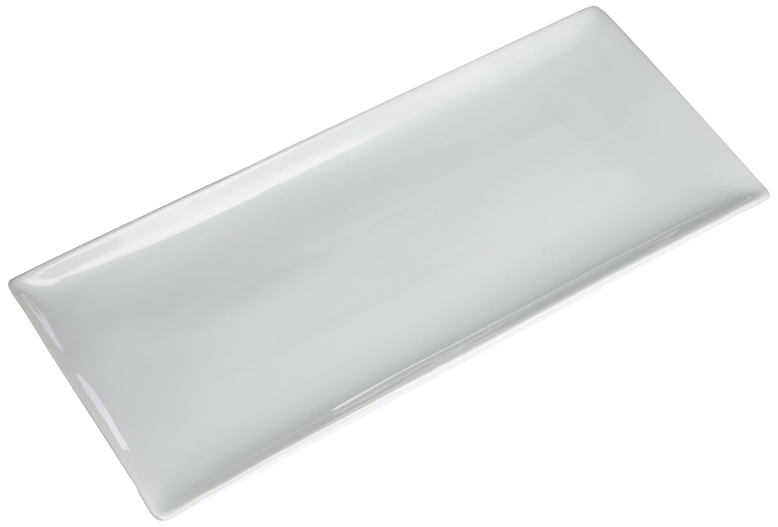 Borella Casalinghi 23968 Rectangular Plate, Ceramic, White