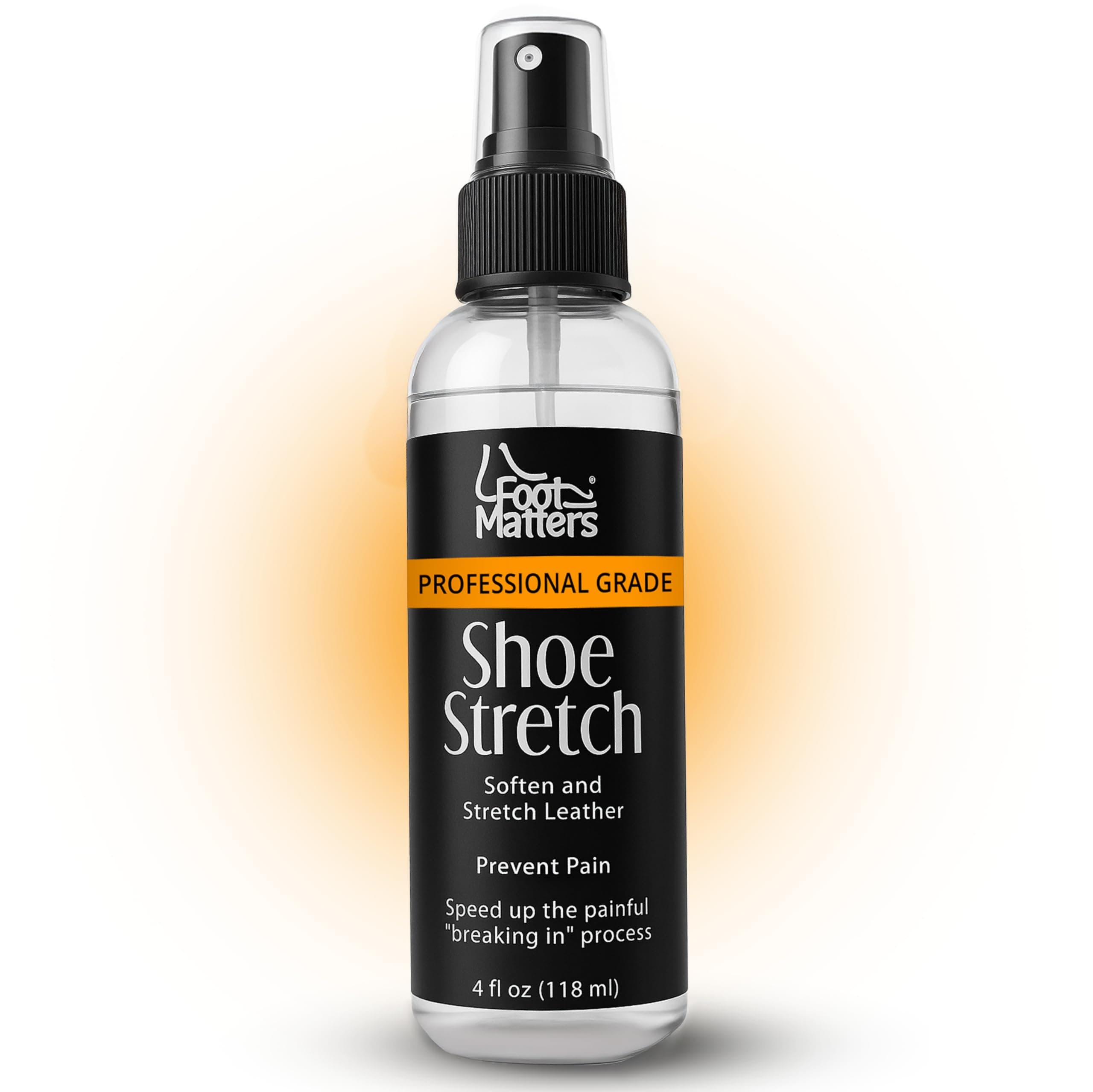 FootMatters Professional Boot & Shoe Stretch Spray – Softener & Stretcher for Leather – 118 ml
