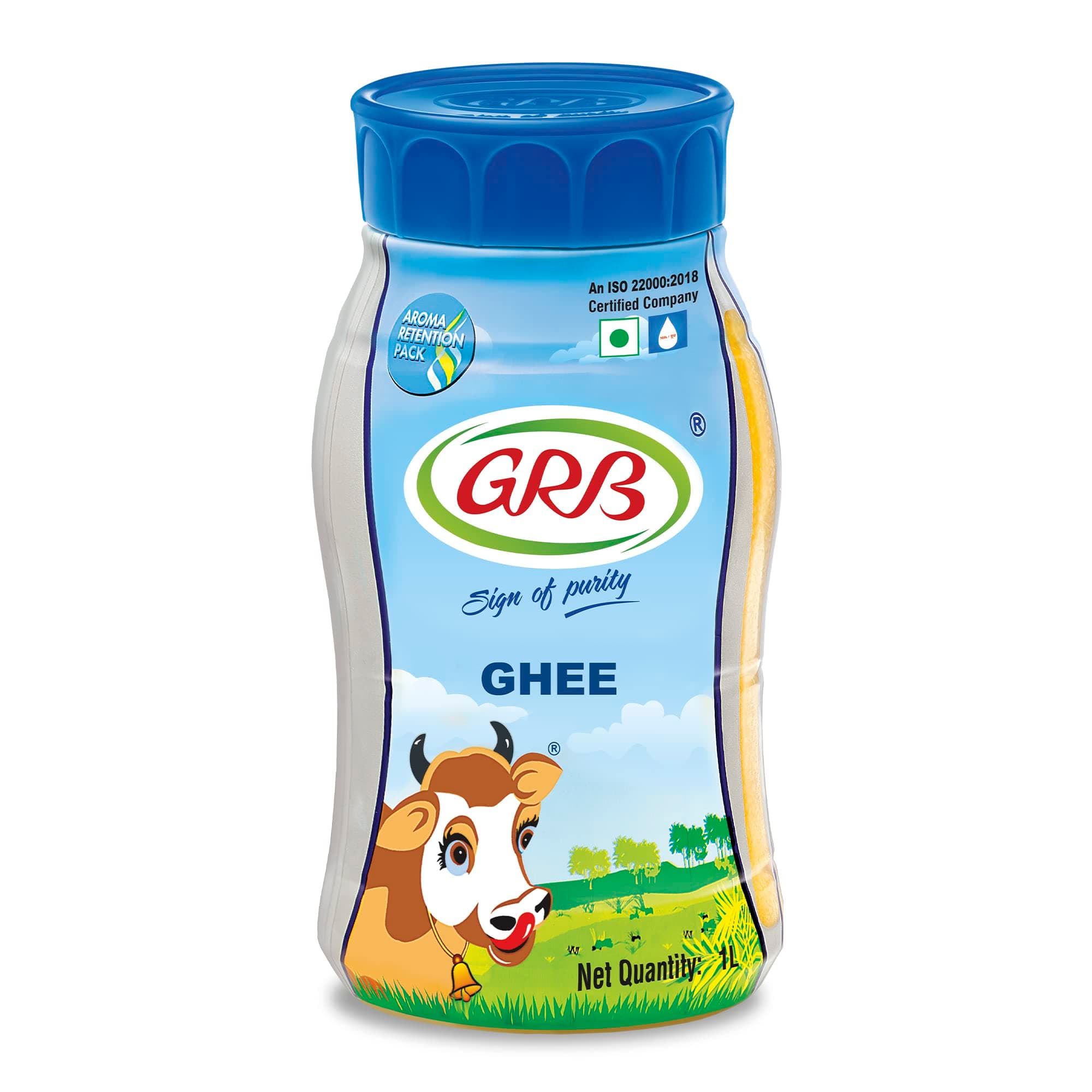 GRB Ghee Bottle, 1Liter