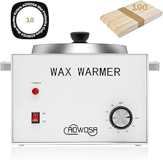 - Large Single Waxing Warmer Professional 3L Electric Wax Heater Machine Hold 5.5 Lbs for Hair Removal, Large Wax Pot Paraffin Facial Skin Body SPA Salon Equipment with 100 Sticks