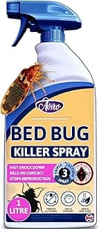 Aviro Bed Bug Killer (1 Litre) - Bed Bug Treatment Spray Approved For Use On Mattresses, Carpets And Hard Surfaces. Professional Strength For Immediate Control And Long Lasting Prevention