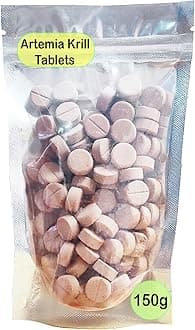 Artemia Krill Tablet for Fish - Nutrient-Rich Supplement for Vibrant Aquatic Health (Artemia Tablets 150G), All Life Stages