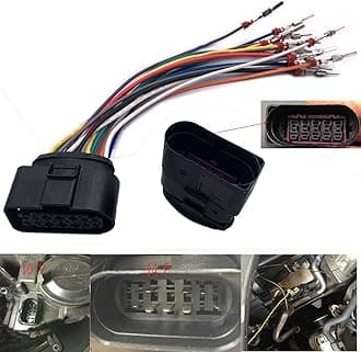 Xenon Headlight 10 to 14 Pin Wiring Harness Connector Plug Adapter Compatible with VW AUDI
