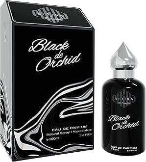 EFTINA By Al-Nuaim Black Orchid Eau De Parfum, Liquid EDP Perfumes, Long Lasting Luxury Perfumes For Unisex, 100ml