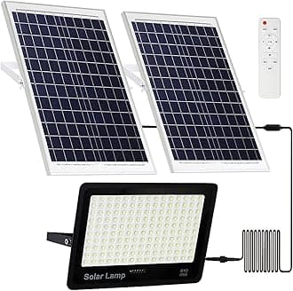 400W Solar Security Flood Lights,LED Street Light Outdoor IP66 Waterproof with Remote Control Parking Lot Lights for Yard, Garden, Swimming Pool, Pathway, Basketball Court, Arena