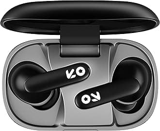 Z20 Made in India Ear Buds Wireless with 51H Playtime, Clear Calling ENC Mic, Low Latency Gaming, 10mm Bass Drivers Earbuds Buds TWS Bluetooth (Jet Black)