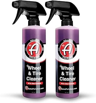 Wheel & Tire Cleaner (16oz, Pack of 2) - Professional All in One Tire & Wheel Cleaner Car Wash Well Cleaning Spray for Car Detailing, Safe On Most Rim Finishes
