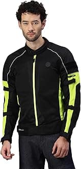Royal Enfield Streetwind Pro Riding Jacket Black (XL) 44 Cm With Ce Level 2 Protectors At Shoulder, Elbow & Back And Ce Level 1 Ergo Pro-Tech Armours At Chest For Advance Protection