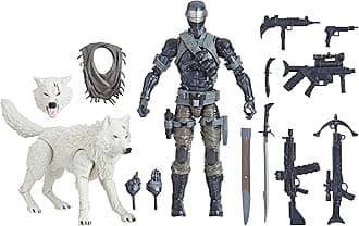 G. I. Joe Wolf Classified Series Snake Eyes & Timber Action Figures 52 Collectible Premium Toys, 6-Inch Scale, Custom Package Art, F4321