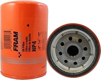 FRAM HP4 Spin-On Racing Oil Filter for High-Performance Racing Street Cars, Durable Heavy-Duty Replacement Engine Oil Filter