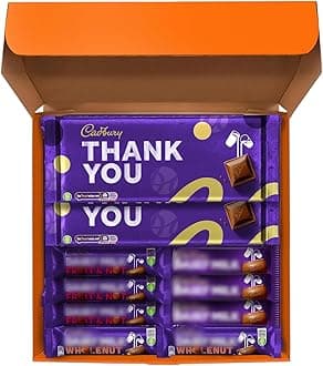 Cadbury Chocolate Hamper – 10 Pack Gift Box with Mixed Flavors - Dairy Milk Fruit and Nut, Whole Nut and Classic Creamy - Perfect for Gifting & Celebrations
