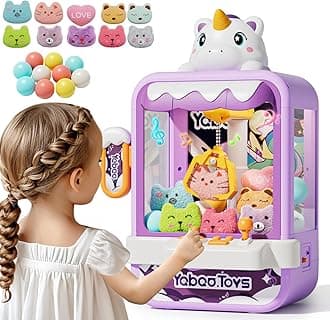 Claw Machine for Kids Girl, Vending Machines Toys for Girls 4 5 6 7 8, Unicorns Girls Toys Age 6-8, Arcades Game Party Toy Age 6-7,Ideas Easter Birthday Gifts for Girl 4 5 6 Year Old