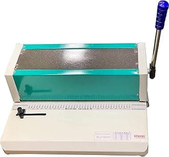 A4 12inch Spiral Binding Machine 39 4mm Holes with Puch Capacity 10 Sheets (Metal Body)