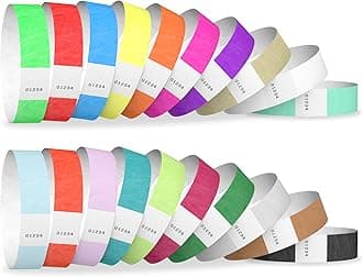 10,000 WristCo Tyvek Wristbands for Events – 20-Color Variety Pack – Tamper-Proof Design Prevents Reuse – Premium-Grade Bracelets for Hospital & Medical ID, Party, VIP Identification
