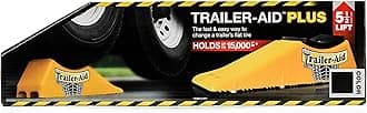 Trailer Aid Camco Plus' Tandem Tire Changing Ramp with 5.5-Inch Lift, Black