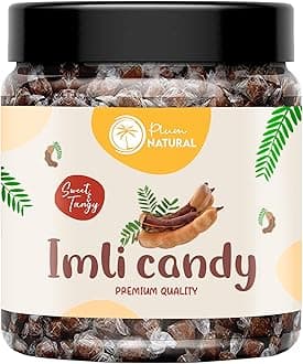 Plum NATURAL Imli Candy, Khatti Meethi Imly, Tamarind Twist Candy, Twisted Emly Candy (900g)