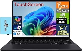 ProArt PX13 (Replace P16) 2-in-1 AI Laptop 13.3" Touch OLED 3K 500 nits Display (Ryzen AI 9 HX 370, RTX 4050, 32GB LPDDR5X, 1TB SSD, Backlit KYB, WiFi 7, BT 5.4, Win11P) w/DKZ USB Port Expander