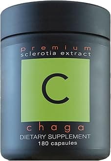 Chaga (Dual Extract - 180 v-Capsules - Covers 2 Months)