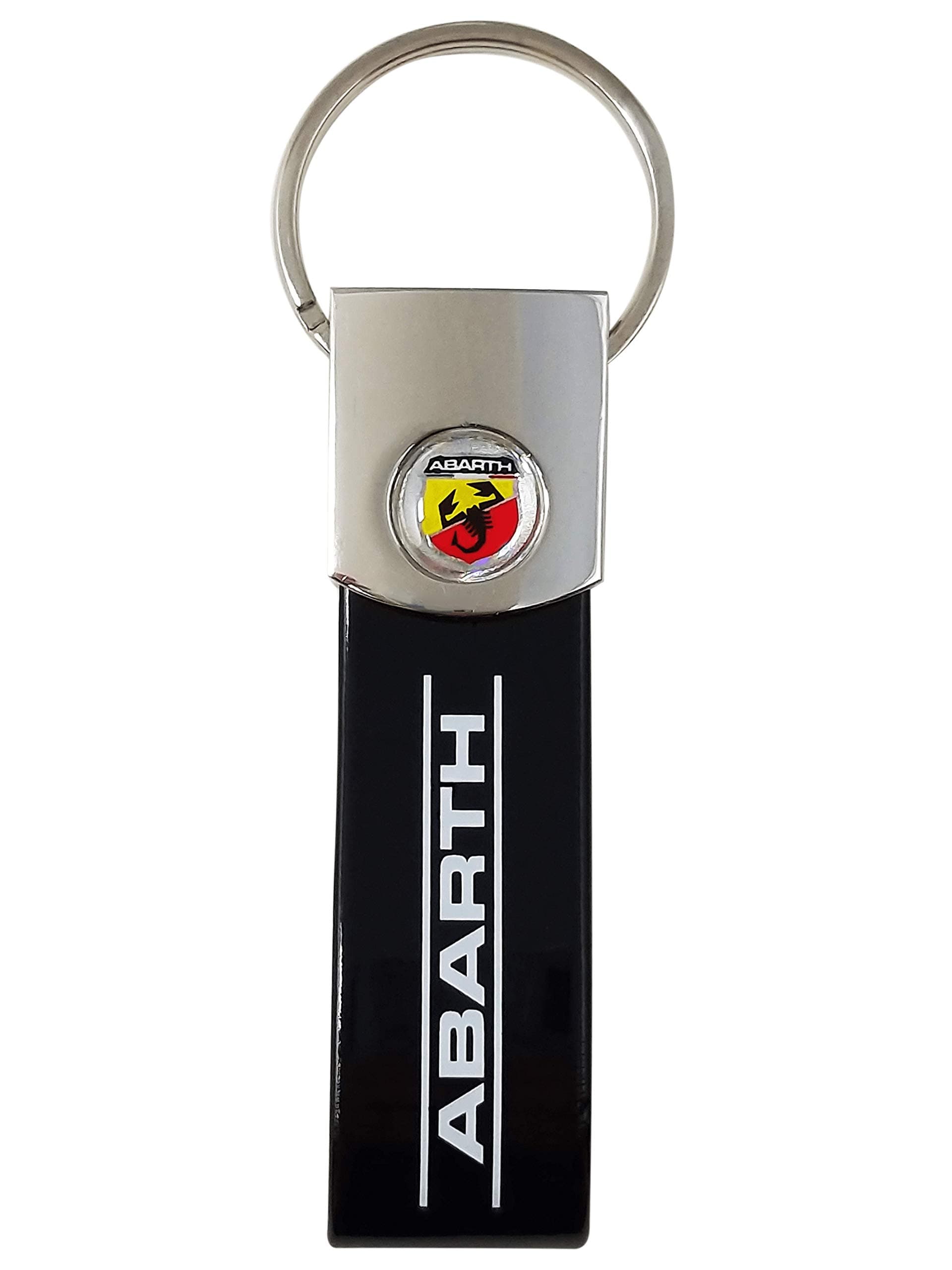 Abarth Official Key Ring Logo, Black
