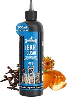 Herbal Ear Cleaner for Dogs and All Pets 200ml | Relieves Itchy Ear, Head Shaking, Prevents Ear Discharge & Odour, Fights Bacterial, Fungal and Yeast Infection, Treats Ear Mites