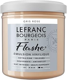 Lefranc BourgeoisFlashe Paint Acrylic Vinyl Emulsion, 125 ml (Pack of 1), Pink Grey