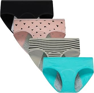 Demifill Teen Girls Period Underwear Cotton Soft Women Panties For Teens Briefs