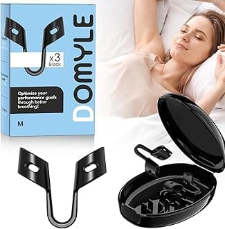 Anti Snoring Devices,Nasal Dilator for Sleeping,Effective to Relieve Snoring,A Simple Solution for Nasal Snorers, Reusable Snoring Device to Enjoy a Peaceful Night's Sleep - 3 Pack (M)