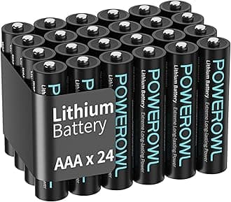 Lithium Batteries AAA High Capacity Long Lasting, 1.5V Triple A Battery for High-Tech Devices - 24 Pack
