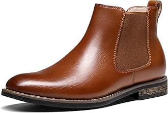 Bruno Marc Men's Suede Leather Chelsea Ankle Boots