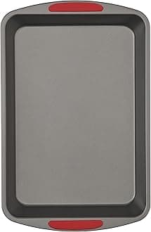 GoodCook MegaGrip 13” x 9” Non-Stick Cake Baking Pan with Silicone Grip Handles - Heavy-Gauge Steel Cake Pan Baking Dish for Brownies, Cheesecakes, Cake, Baked Goods, Pies