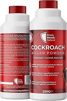 Cockroach Killer Powder 250G - Diatomaceous Earth Food Grade | Effective Pest Control | Multi Mite Diatomaceous Earth for Cockroaches | Natural Cockroach Powder | Safe and Reliable Solution