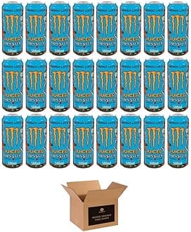 Monster Energy Drink Flavours | Juiced, Zero Sugar, Ultra, Monarch, Fiesta Mango, Strawberry Dreams, VR46, Punch | High Caffeine Sports Energy Drink (Mango Loco - 500ml x 24Pack)