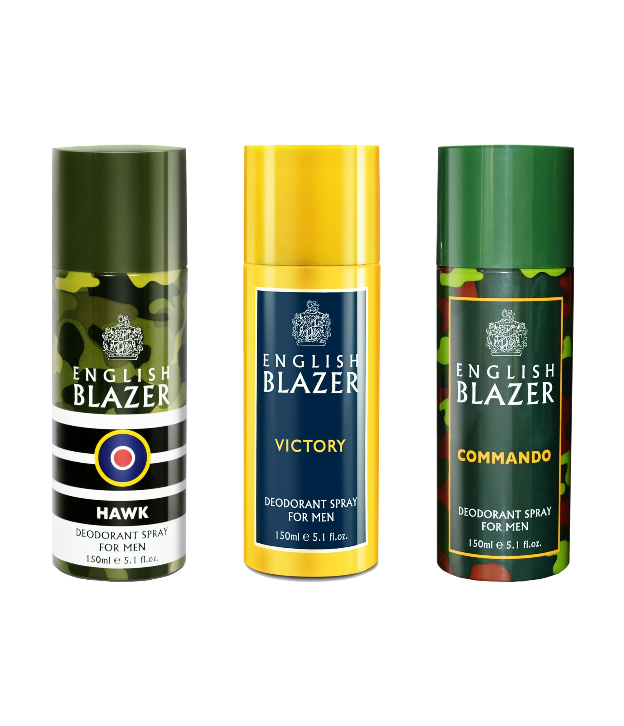 Body Spray Hawk/Victory/Commando - 3 Pack