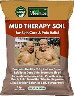Mud Therapy Sand for Mud Baths & Skin Wellness - 2 kg | Therapeutic Mud for Healing, Relaxation, Rejuvenation & Moisturizing - 2 kg