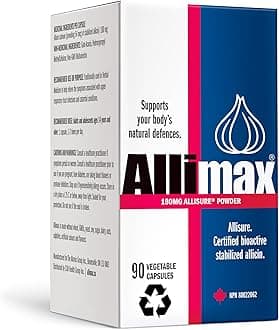180mg 90 Capsules. Allicin Garlic Supplement to Support Your Body’s Immune Function. Contains Stabilized and Potent Bioactive Allicin, Extracted from Clean & Sustainable Spanish Grown Garlic.