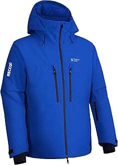Pioneer Camp Men's Ski Jacket Waterproof Insulated Snowboard Gear Cold Weather Winter Warm Mountain Snow Coat