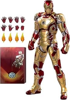 Ironman MK42 Action Figure,Exquisite Painting All Joints Movable 7 Inch Collectible Toy