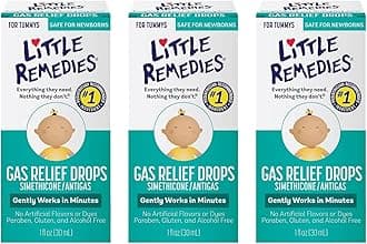 Gas Relief Drops, Natural Berry Flavor, Safe for Newborns, 1 fl oz. (Pack of 3)