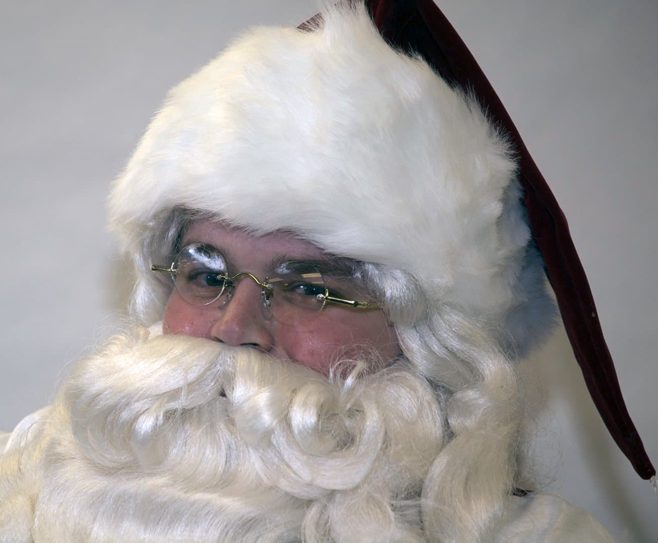 Rimless Santa Glasses