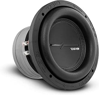 DS18 ZXI6.4D 6.5" High Excursion Car Audio Subwoofer 600W Watts Dual Voice Coil 4-Ohm 4 Magnets (1 Speaker), Black