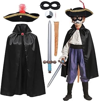 iZoeL Rat Costume for Boys Girls Rat World Book Day Costumes for Kids 2026 - Hero Man Character WBD Fancy Dress for Childrens Robber Pirate Carnival Cos Party