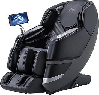 MassaMAX 2026 4D Massage Chair, Full Body Recliner with OTA Cloud Tech, Deep Yoga Stretch, 27 Auto Modes, 55" SL Track, APP & AI Voice Control, Auto Footrest, Zero Gravity, and Heating for Relaxation