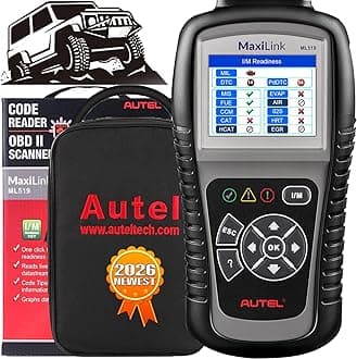 MaxiLink ML519 OBDII or EOBD Scanner Enhanced OBD II Mode 6, Code Reader