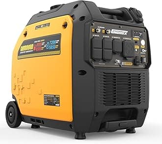 8000W Dual Fuel Inverter Generator, Gas & Propane Powered, RV Ready Remote/Electric Start, Super Quiet, 30A＆50A Ultra Outlet with CO Sensor Portable Generator for RV, Home Backup or Emergency