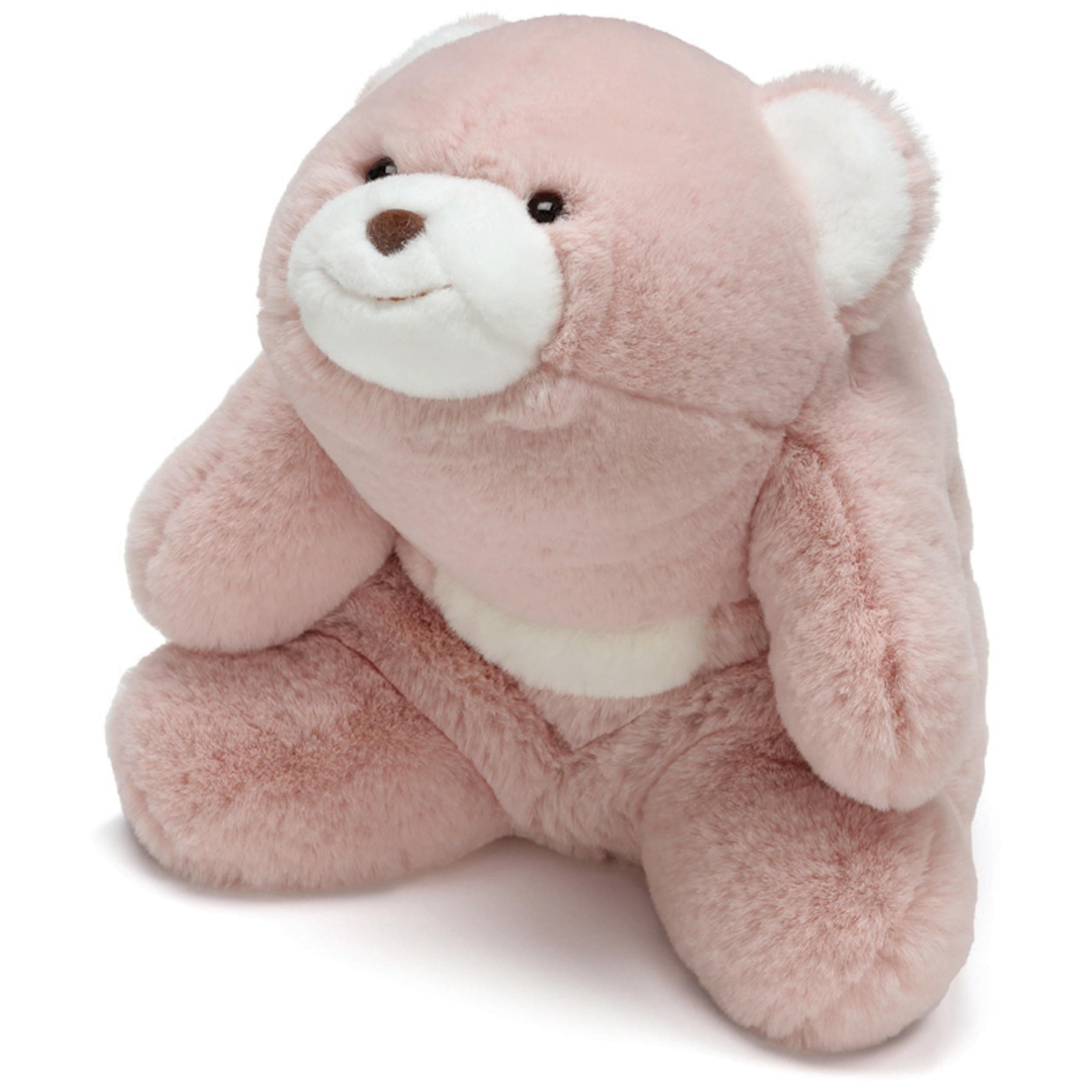 Original Snuffles Teddy Bear, Premium Stuffed Animal for Ages 1 and Up, Pink, 10”